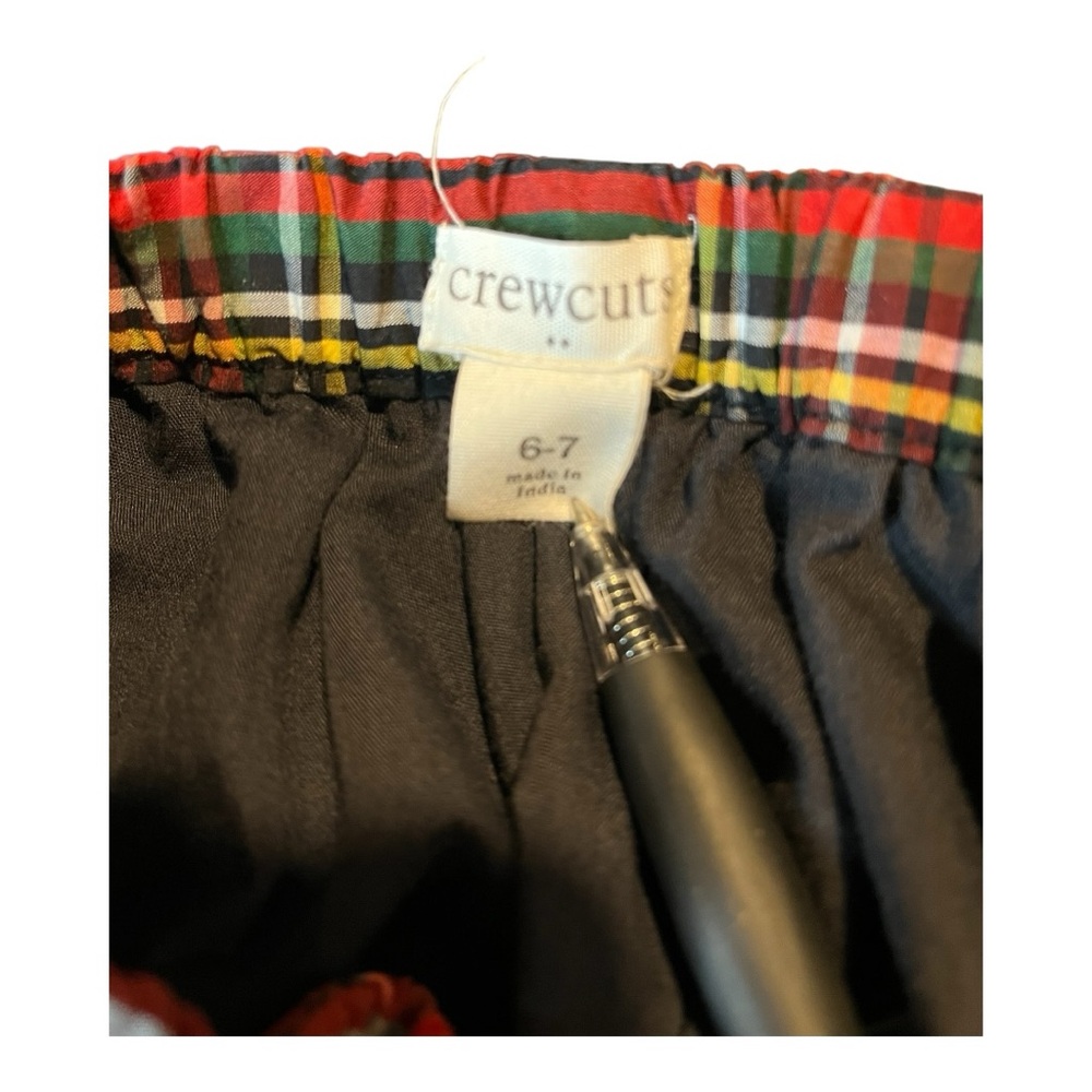 Crewcuts Plaid Holiday Skirt Girls Size 6/7 – Classic Red Tartan - Picture 4 of 4
